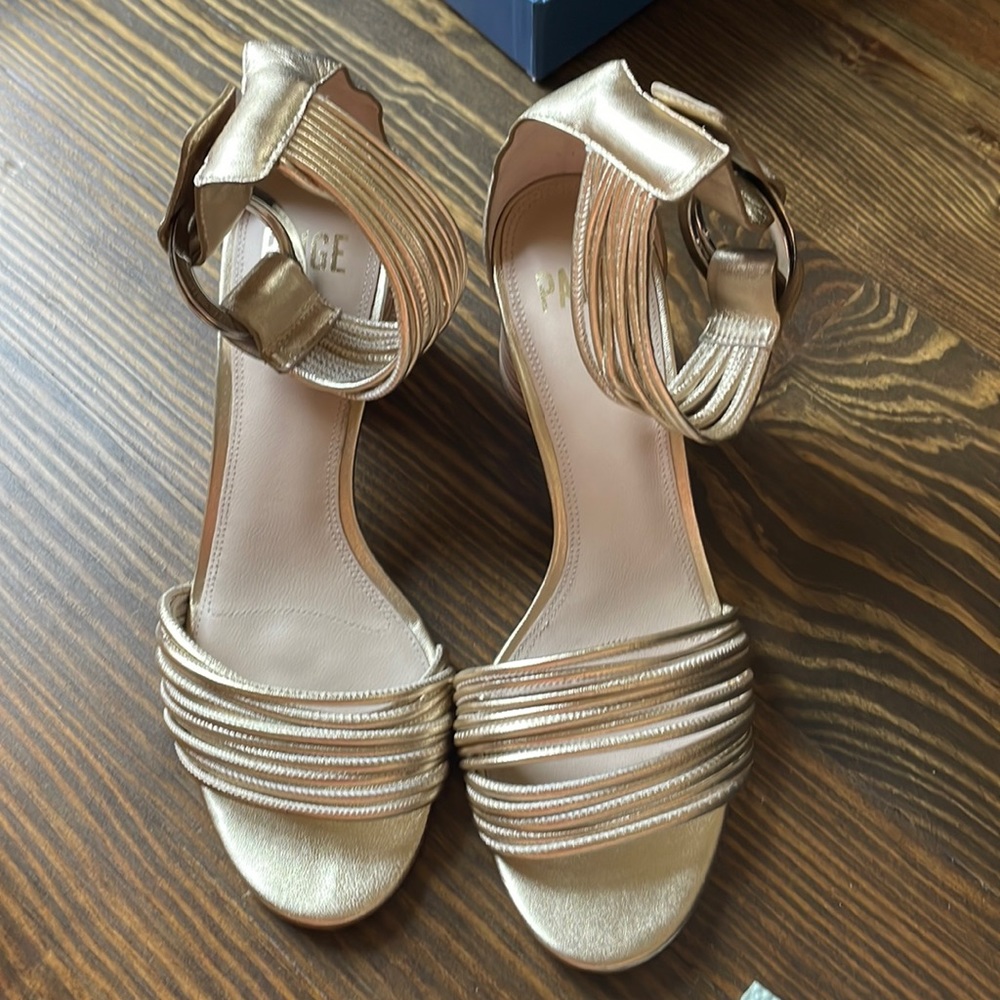 Paige Gold Heels